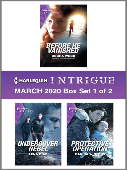 Cover image for Harlequin Intrigue March 2020--Box Set 1 of 2